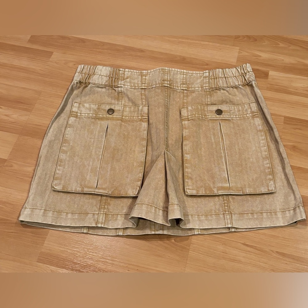 Free People Tan‎ Mini Skirt